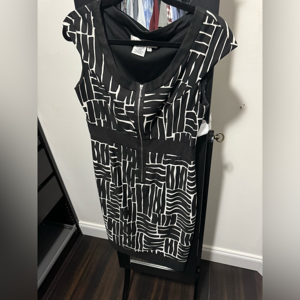 Black and white dress